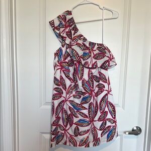 J.Crew Floral One-Shoulder Dress
